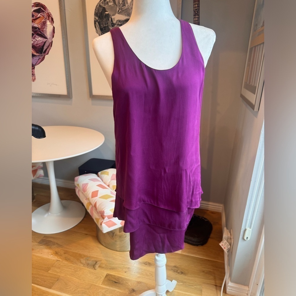 Alice and Olivia Plum Purple Tank Dress Size Medium